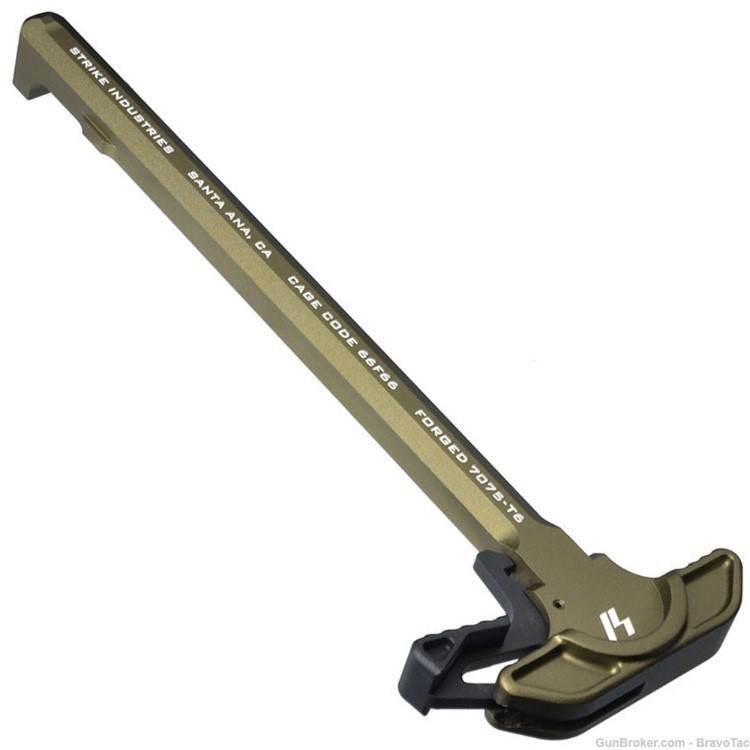 Strike Industries ARCH-EL FDE Charging Handle Extended Tactical Latch AR-15-img-1