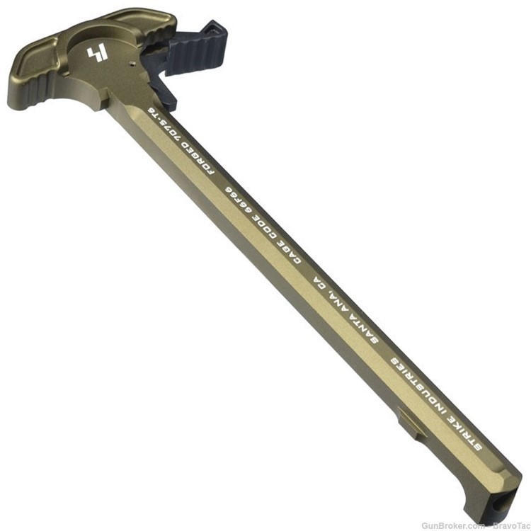 Strike Industries ARCH-EL FDE Charging Handle Extended Tactical Latch AR-15-img-0