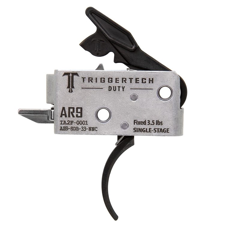 TriggerTech AR9 Single Stage Duty Blk/Die-Cast 3.5lb Trigger AH9-SDB-33-NNC-img-0