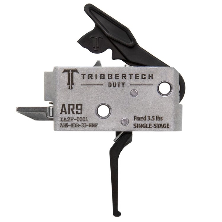 TriggerTech AR9 Single Stage Duty Blk/Die-Cast 3.5lb Trigger AH9-SDB-33-NNF-img-0