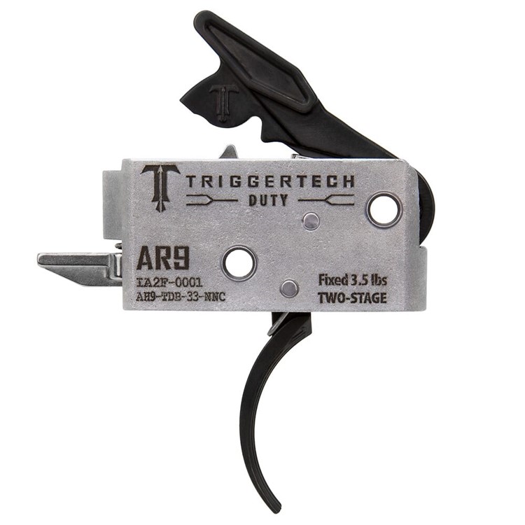 TriggerTech AR9 Two Stage Duty Black/Die-Cast 3.5lb Trigger AH9-TDB-33-NNC-img-0