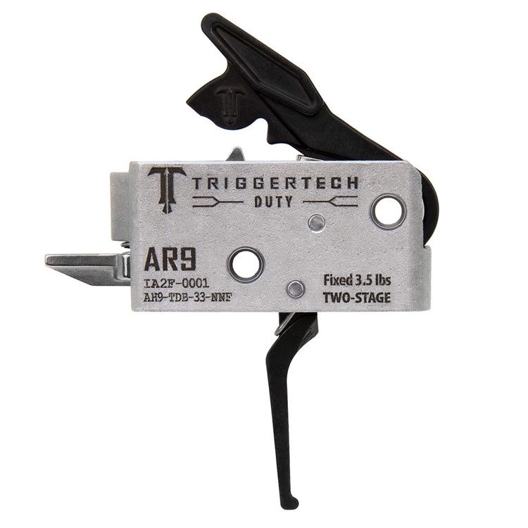 TriggerTech AR9 Two Stage Duty Black/Die-Cast 3.5lb Trigger AH9-TDB-33-NNF-img-0