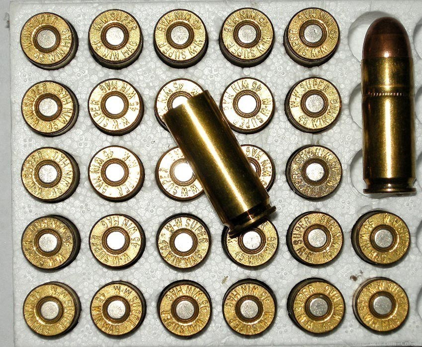 45 Winchester Magnum New primed empty cases-img-0