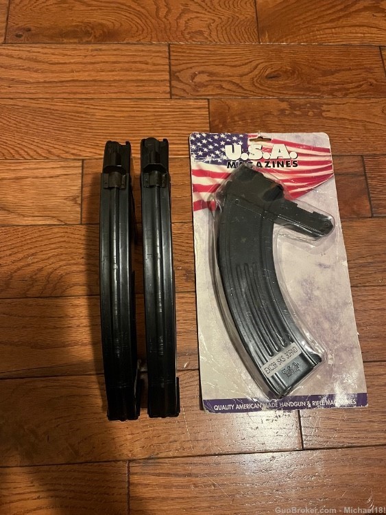 3 Thirty round USA Magazines For SKS Pre-Ban -img-3