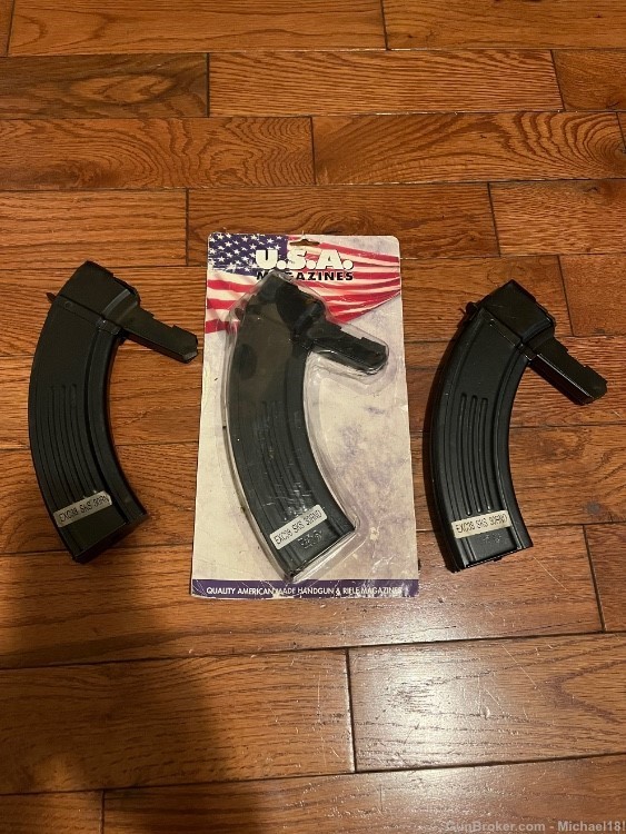 3 Thirty round USA Magazines For SKS Pre-Ban -img-0