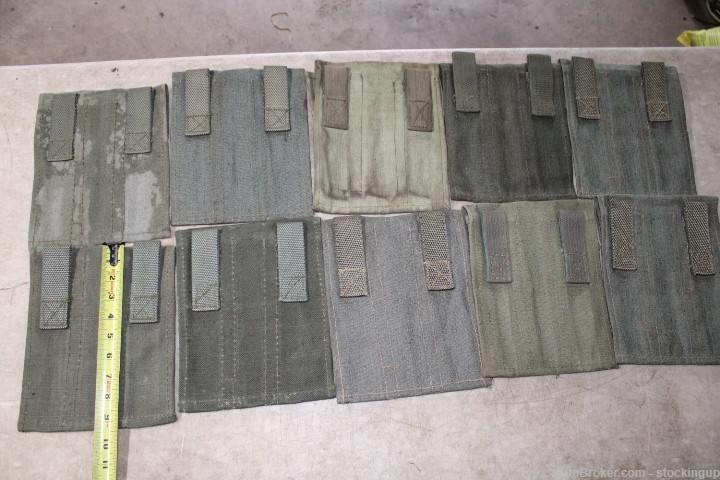 10 Polish Military Issue PPSH 7.62x25 or 9mm Stick Magazine Pouch Lot of 10-img-5