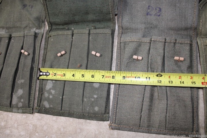 10 Polish Military Issue PPSH 7.62x25 or 9mm Stick Magazine Pouch Lot of 10-img-4