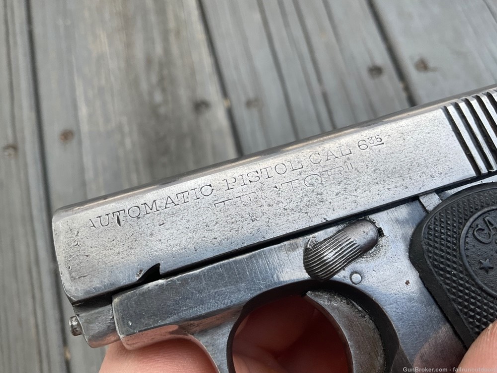 Spanish Protector Automatic Pistol 6.35 25 ACP For Parts Repair Restoration-img-6
