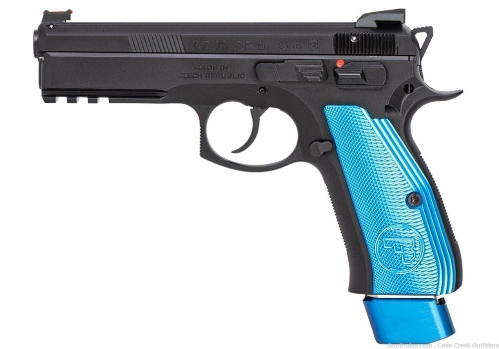 CZ 75 SP-01 Competition 9MM 21RD Blue 91207 Free 2nd Day Air-img-0