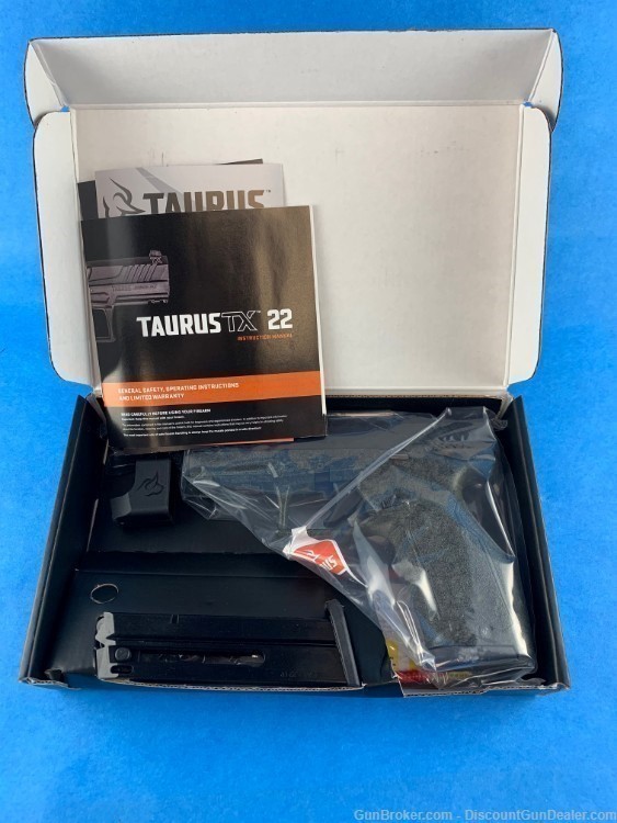 Taurus TX 22 Black Slide Green Splatter Frame .22 LR 10 RD - NIB-img-2