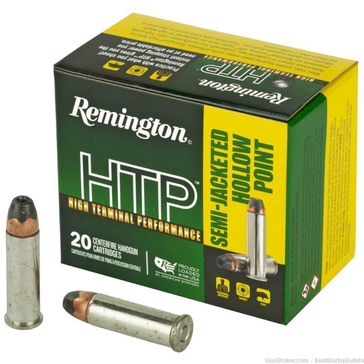 Remington HTP .38 Special +p 125 gr. Semi-Jacketed Hollow Point - 20 Rounds-img-0