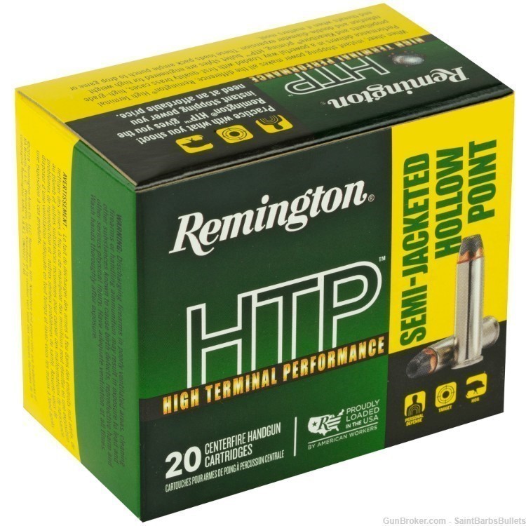 Remington HTP .38 Special +p 125 gr. Semi-Jacketed Hollow Point - 20 Rounds-img-2