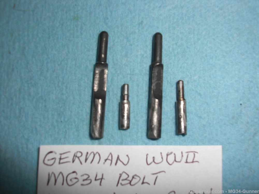 German WWII MG34 Bolt Ejector Rod & Pin - USED - (QTY = 1 Rod, 1 Pin)-img-1