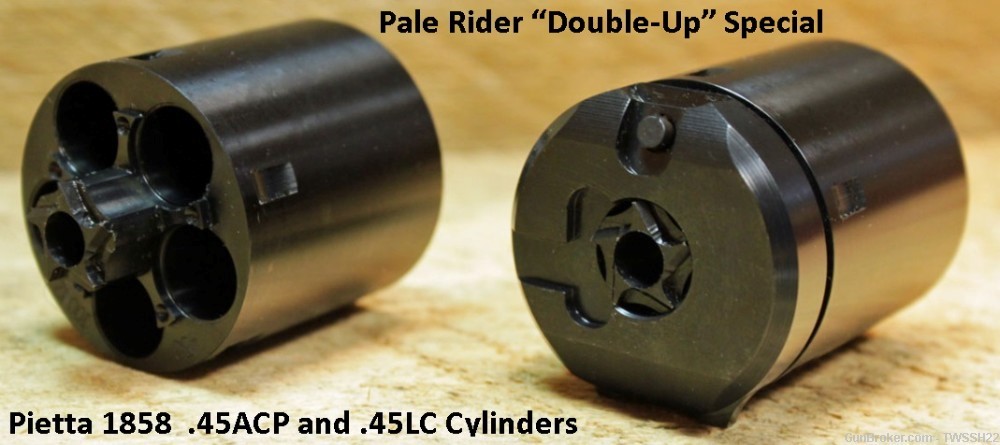 Pale Rider “Double-Up” Special Pietta 1858 .45ACP and .45LC Combo Non-gated-img-0