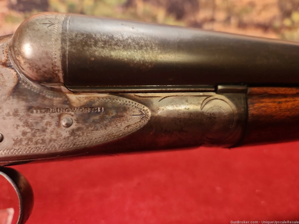 A.H. Fox Sterlingworth Philadelphia sxs shotgun 12 ga. -img-8