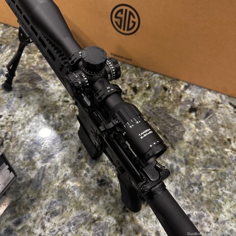 Sig Sauer .308 AR-10 M110 DMR Rifle 716L w/ Match Duo Trigger and 6-24x50mm-img-4