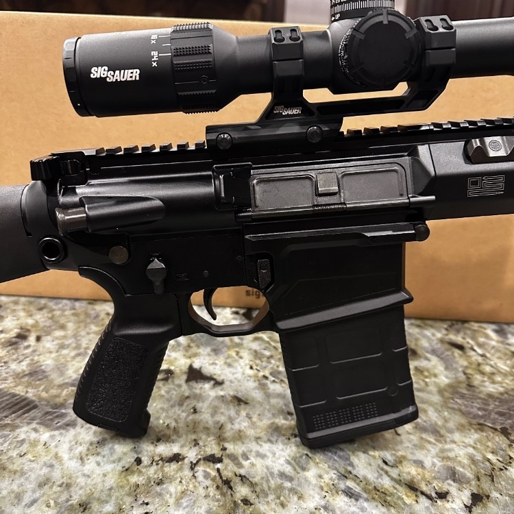 Sig Sauer .308 AR-10 M110 DMR Rifle 716L w/ Match Duo Trigger and 6-24x50mm-img-8