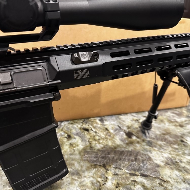 Sig Sauer .308 AR-10 M110 DMR Rifle 716L w/ Match Duo Trigger and 6-24x50mm-img-9
