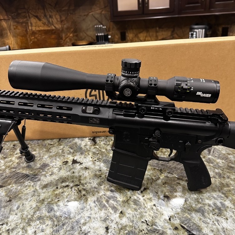 Sig Sauer .308 AR-10 M110 DMR Rifle 716L w/ Match Duo Trigger and 6-24x50mm-img-2