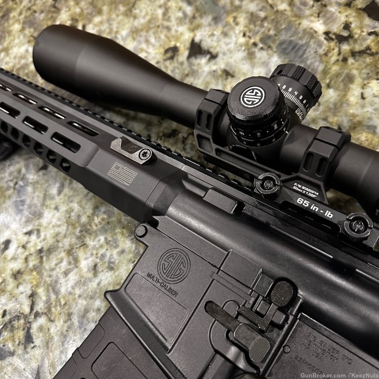 Sig Sauer .308 AR-10 M110 DMR Rifle 716L w/ Match Duo Trigger and 6-24x50mm-img-13