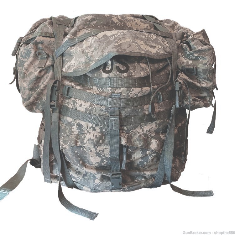 Complete US MILITARY MOLLE II Large Rucksack Field Pack Frame Pouches Strap-img-0