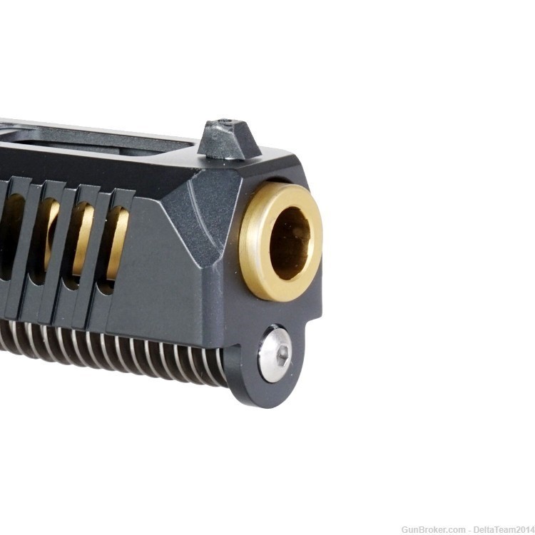 9mm Complete RMR Pistol Slide - Glock 19 Gen 1-3 Compatible - Assembled-img-3