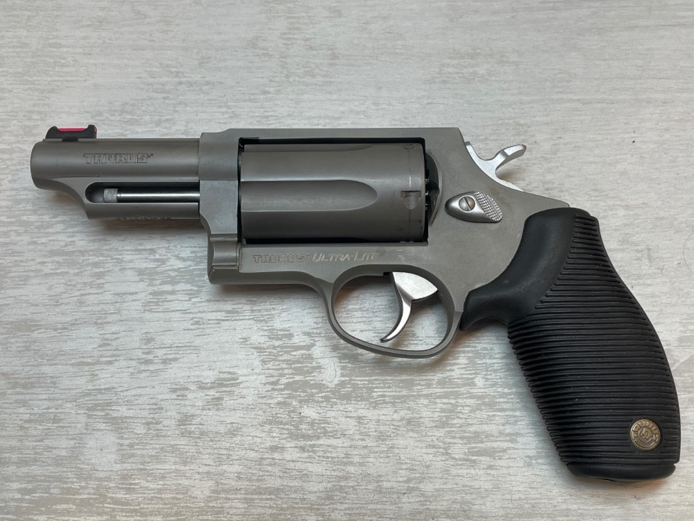 Taurus The Judge .410 .45LC Ultra-Lite Matte Stainless Exc H196-img-2