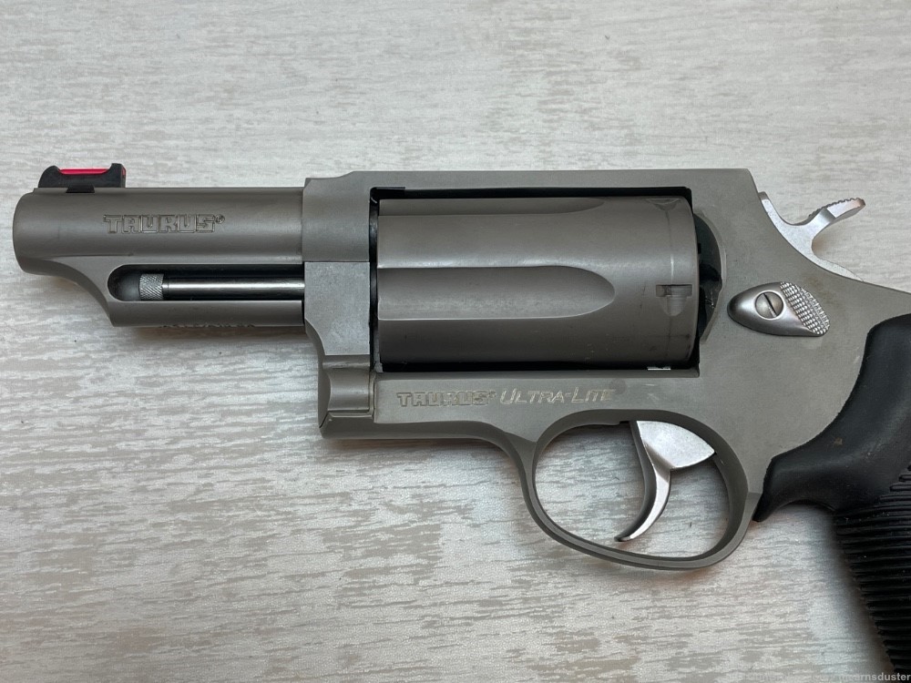 Taurus The Judge .410 .45LC Ultra-Lite Matte Stainless Exc H196-img-7