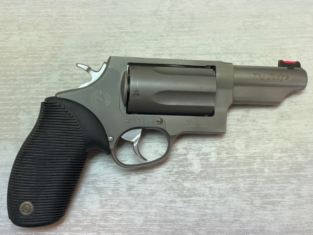 Taurus The Judge .410 .45LC Ultra-Lite Matte Stainless Exc H196-img-1
