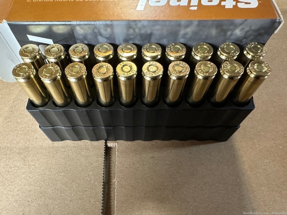 20 rounds of Steinel 6.5 Carcano 139 grain FMJ ammo-img-1