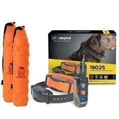 Dogtra 1902S Remote 2 Dog Training Collar System & Hunting Bumpers
