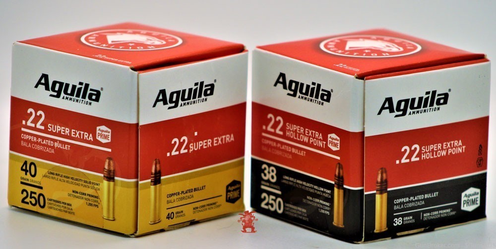 22LR Aguila 22 LR COMBO 250 SUPR EXTRA SOLID + 250 SUPER EXTRA HP 500 RDS-img-0