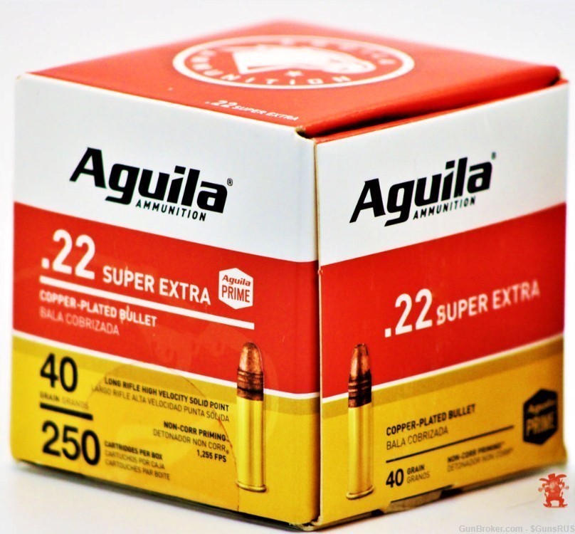 22LR Aguila 22 LR COMBO 250 SUPR EXTRA SOLID + 250 SUPER EXTRA HP 500 RDS-img-2