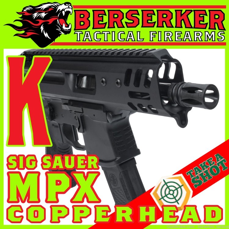 SIG SAUER MPX Copperhead K 4.5" threaded brl 20+1 34% OFF!-img-0