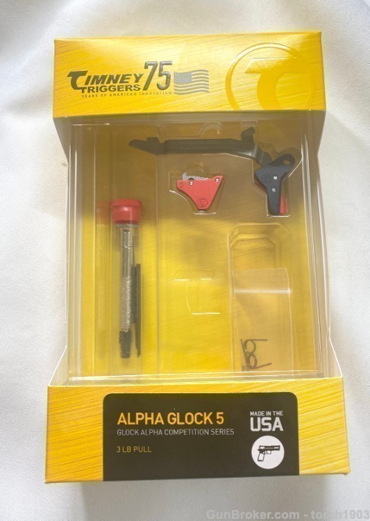 Timney Triggers Alpha Glock Gen5 Competition Series Trigger for Gen5 G19-img-2
