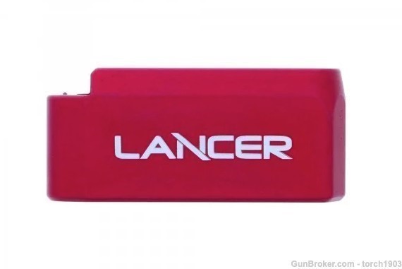 Lancer Systems L5AWM +6 Extended Basepads for AR15 Magazines 5.56 RED-img-0