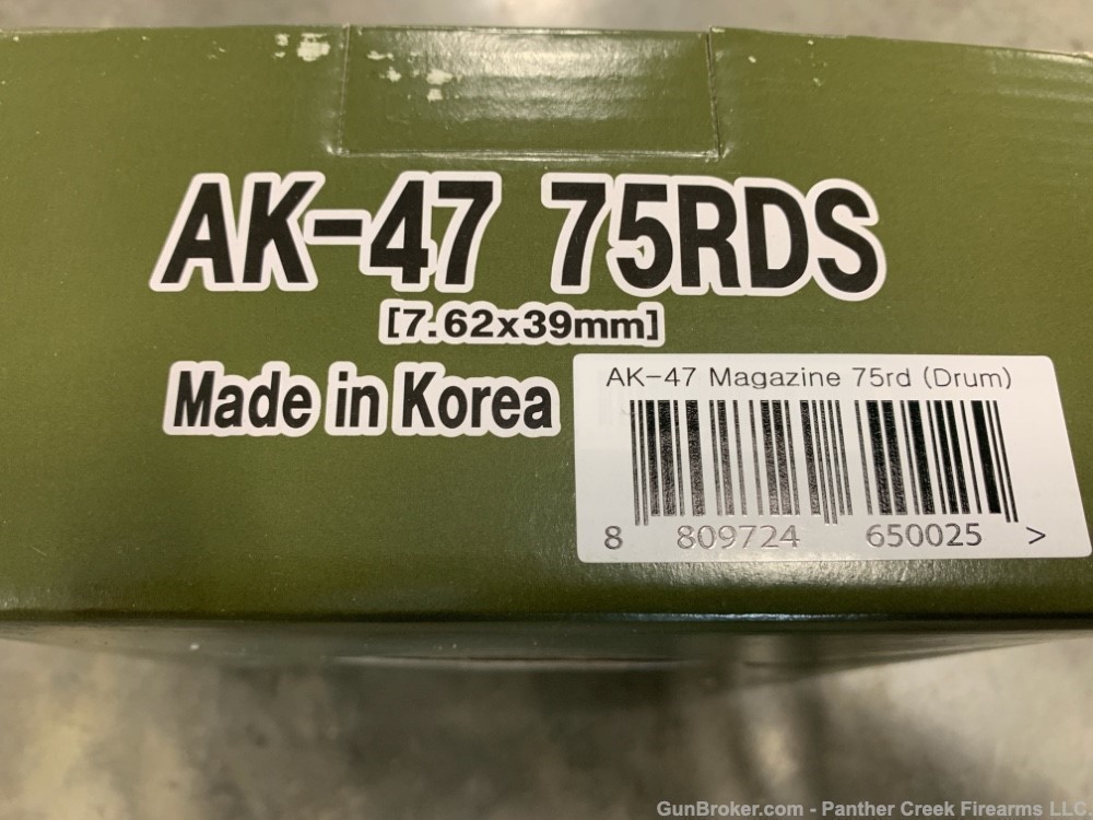 AK-47 AK47 75 Round Drum Magazine, RWB South Korea NIB like Chinese century-img-2