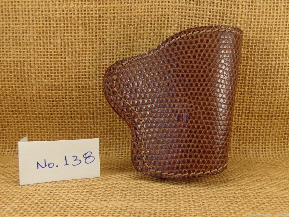 1911 Leather Holster Genuine Lizard Skin-img-0