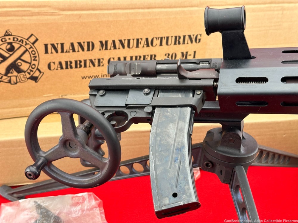 EARLY Inland / Calico M1-II Carbine Gatling Gun .30 Carbine 12" *ORIG. BOX*-img-5
