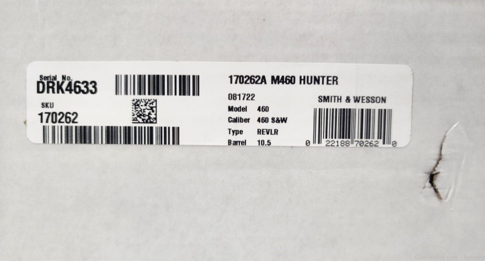 Smith & Wesson 460XVR Hunter 460 S&W Mag 10.5" barrel NEW 170262-img-7