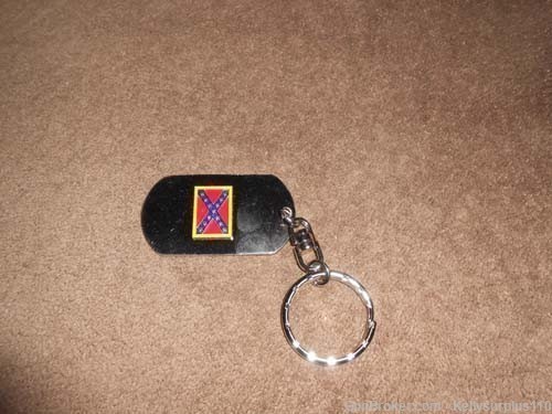 Confederate Flag Keychain - #4786 -img-0