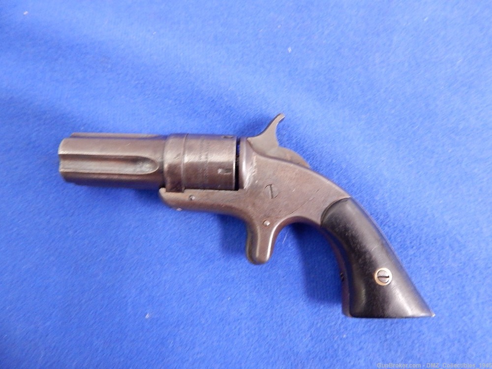 Post Civil War 1860s Ladies Companion 22 Caliber Pepperbox Pistol Gun-img-3