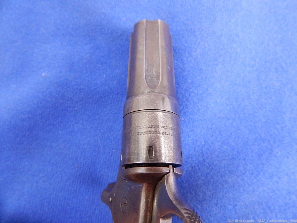 Post Civil War 1860s Ladies Companion 22 Caliber Pepperbox Pistol Gun-img-5