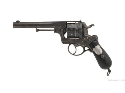 French Tranter Style Revolver Marked St Remy (AH8106)