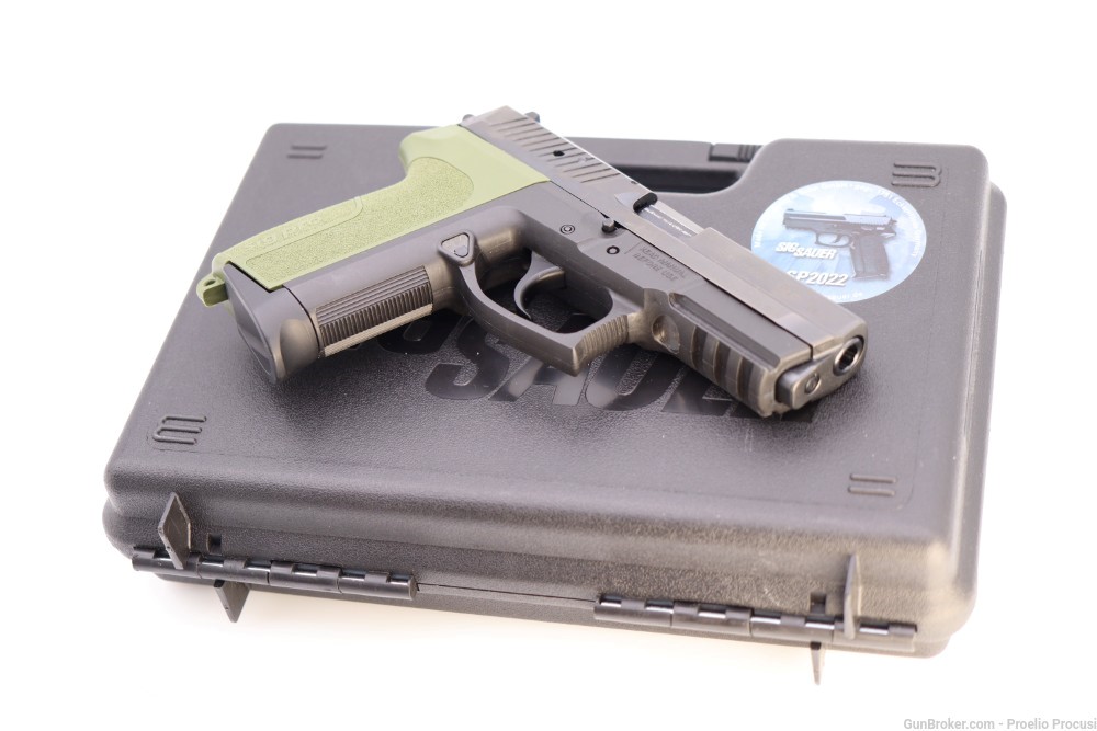SIG Sauer SP2022 in green as new -img-12