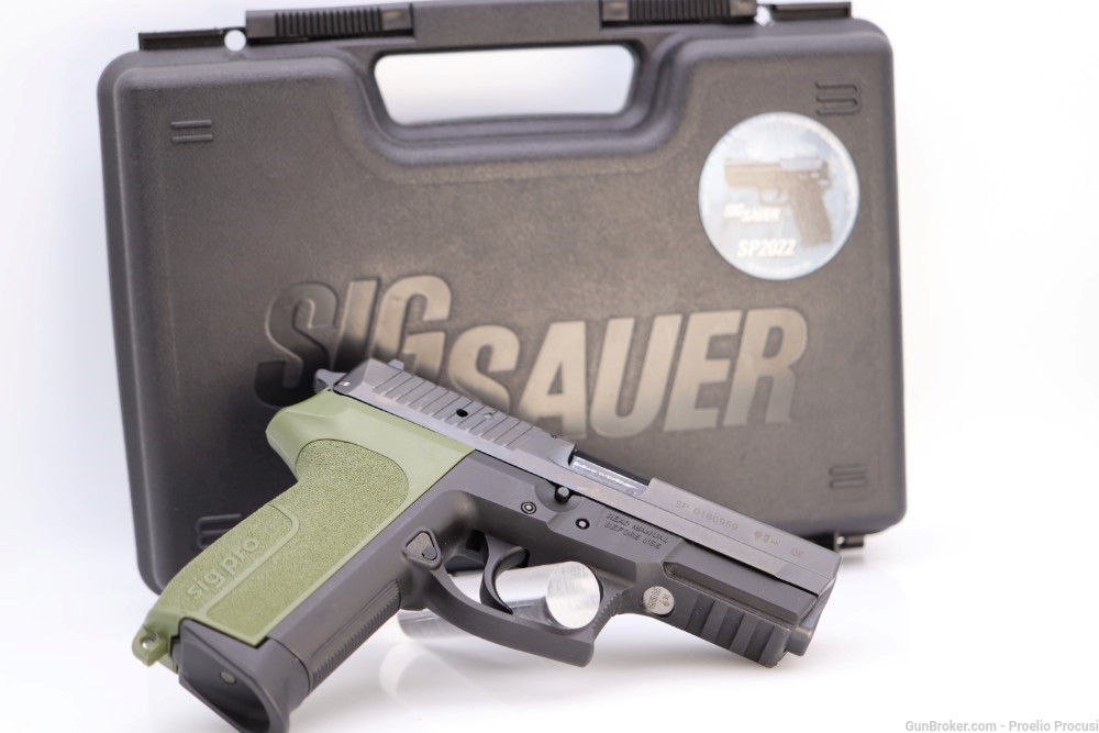 SIG Sauer SP2022 in green as new -img-7