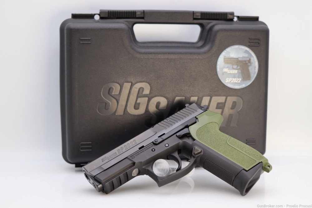 SIG Sauer SP2022 in green as new -img-4