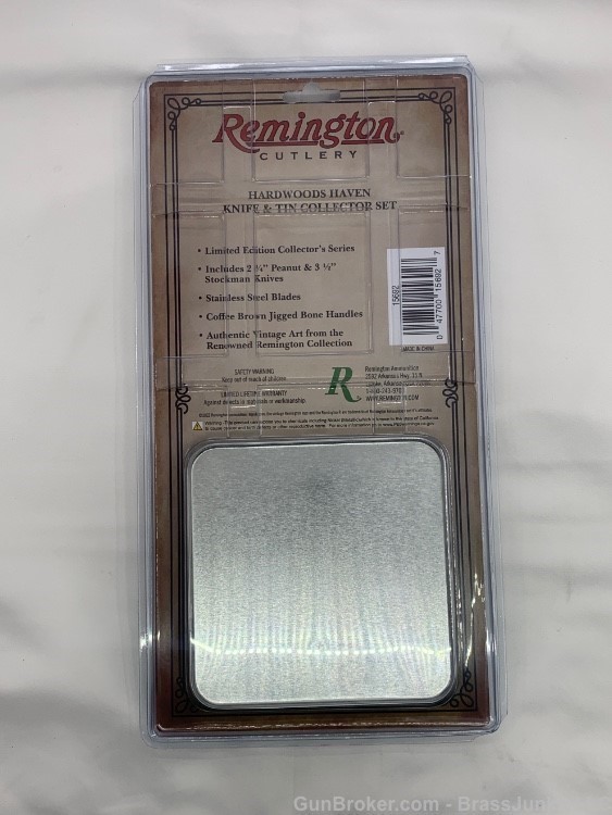 Remington Hardwoods Haven Gift Tin Combo Pocket Knives-img-1