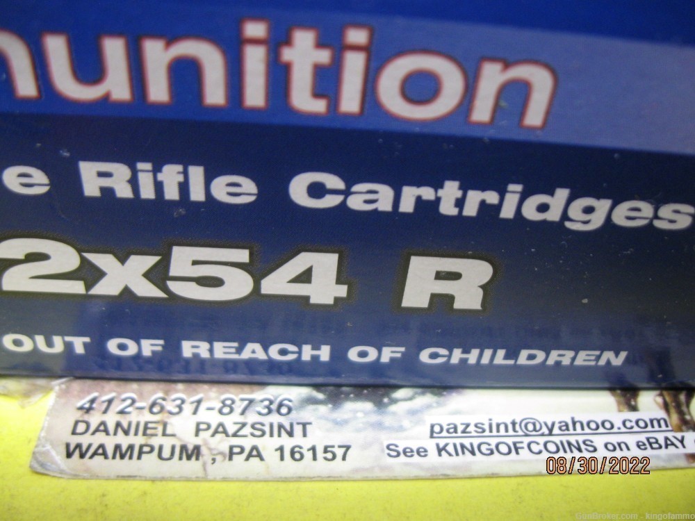 New 7.62x54R 20 Rnds 150 gr SP BT hunting ammo Prvi Partizan more available-img-2