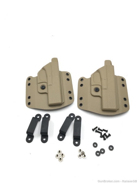 Two High Threat Concealment HTC Glock Holster OWB with belt loops -img-0